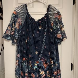 Est 1946 undershirt top with net material